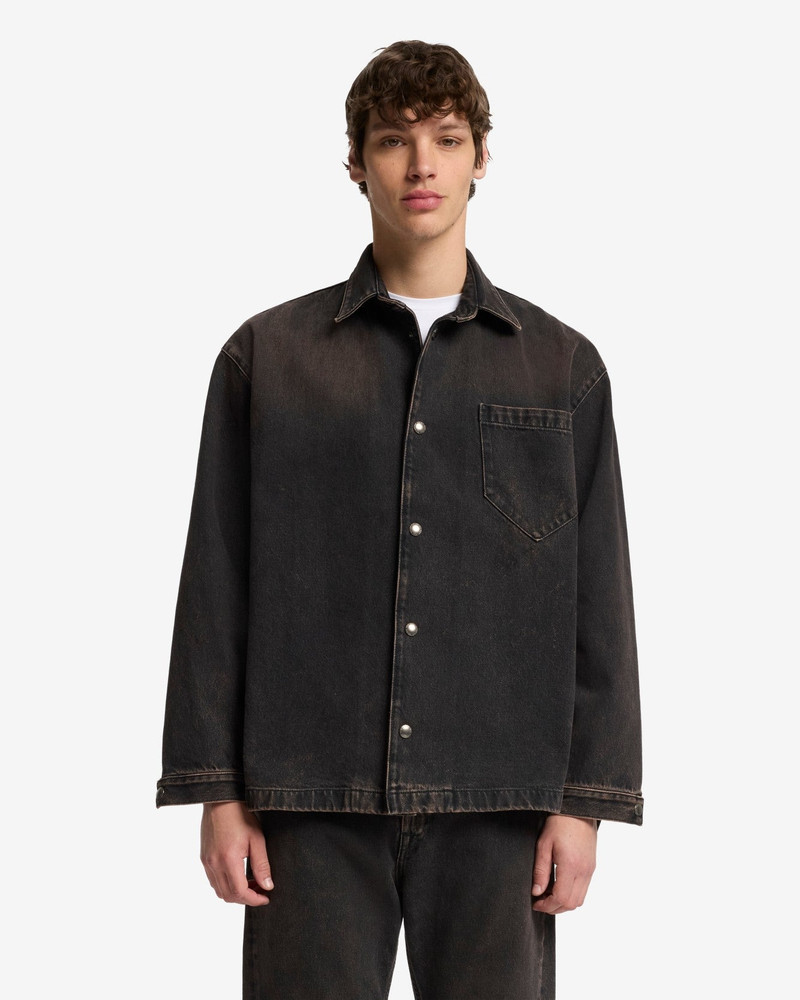 7 For All Mankind MANKIND Overshirt In Roots outlook