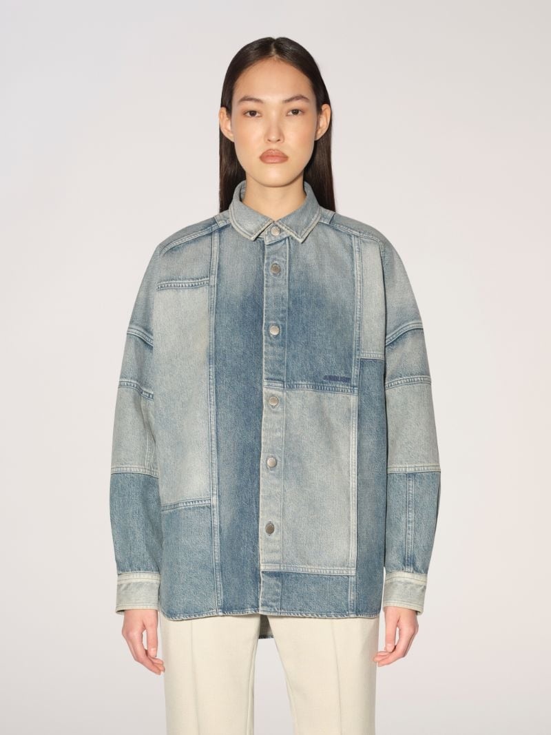 PATCHWORK DENIM SHIRT - 3