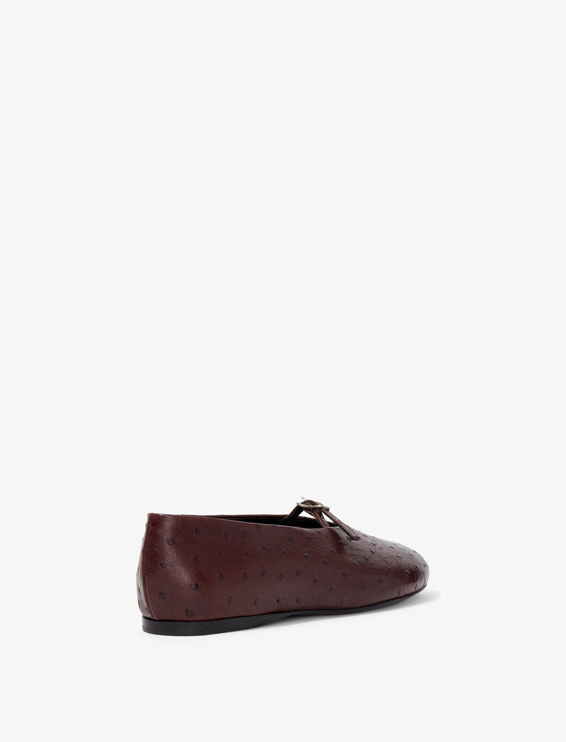 Proenza Schouler Tee Mary Jane Flats in Printed Ostrich outlook