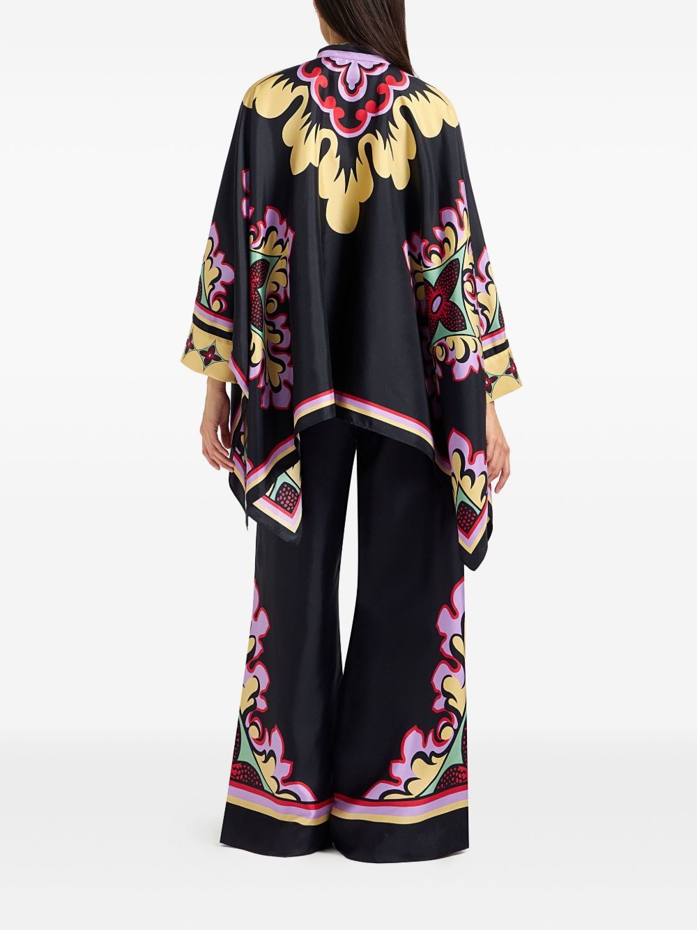 floral-print trousers - 3