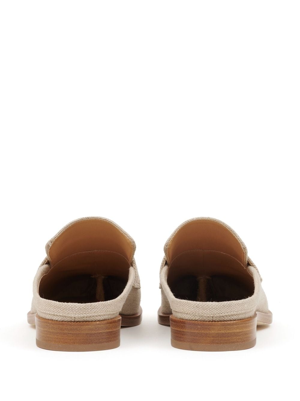 Tabi City Loafer linen mules - 3