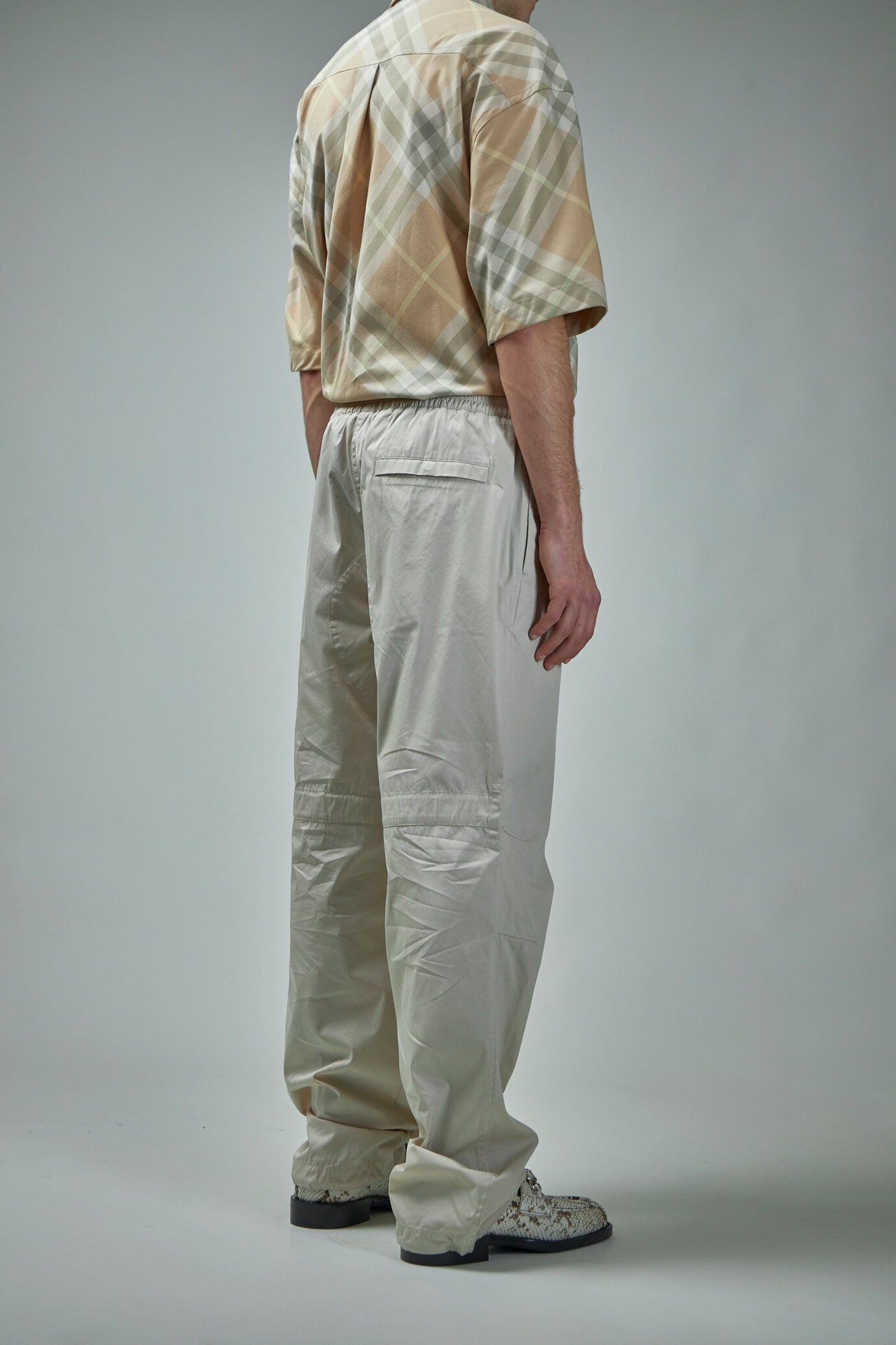 Cotton Blend Trousers - 3