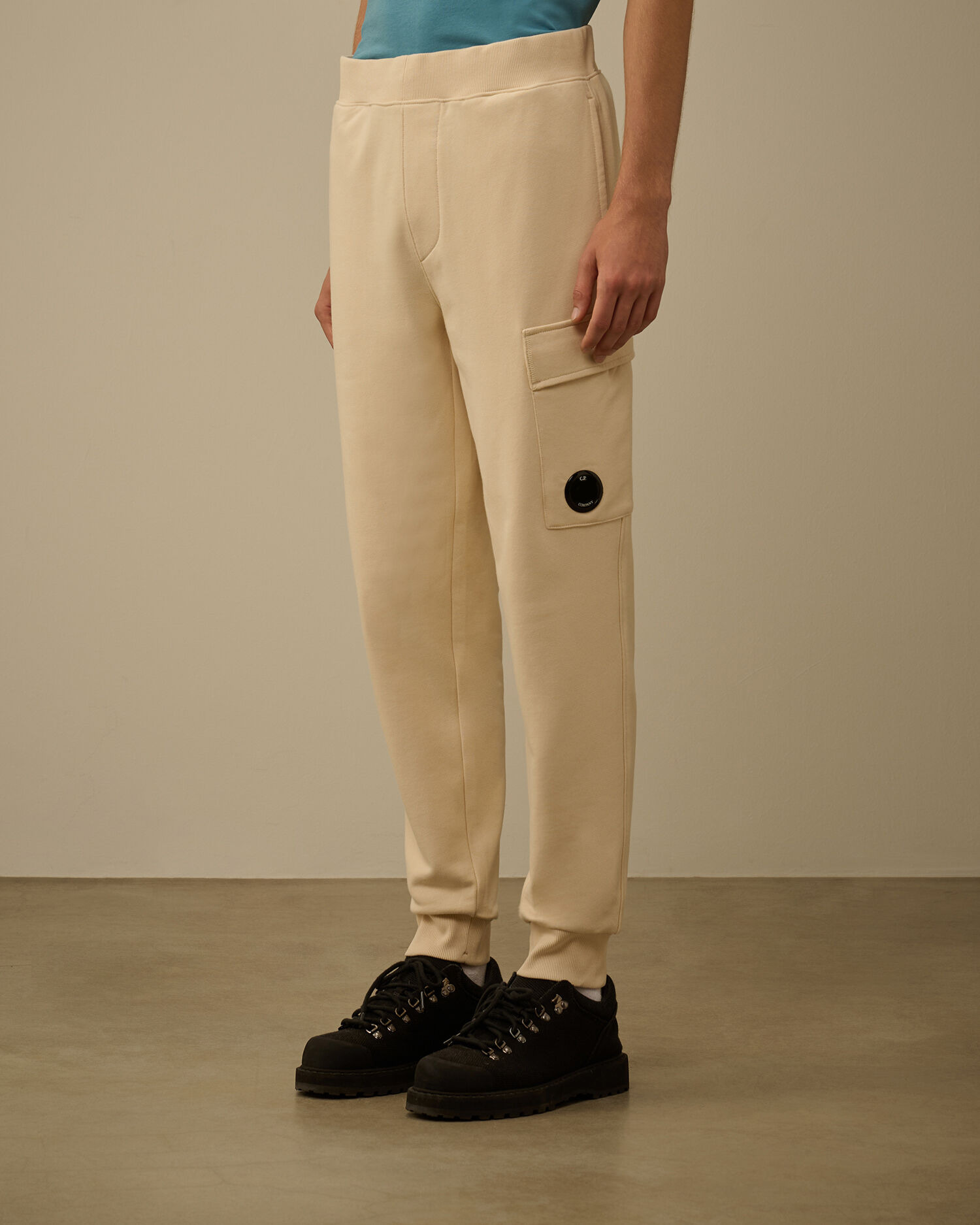 Diagonal Raised Fleece Lens Sweatpants - 3