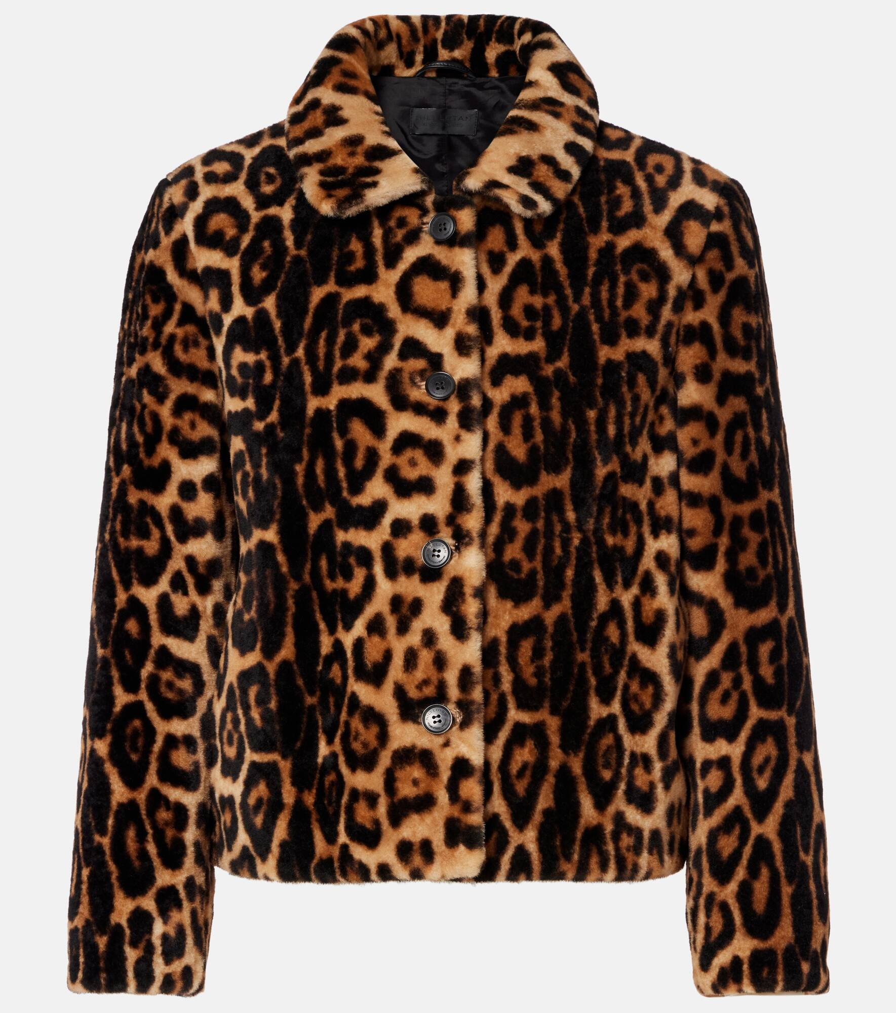 Montmartre leopard-print shearling jacket - 1