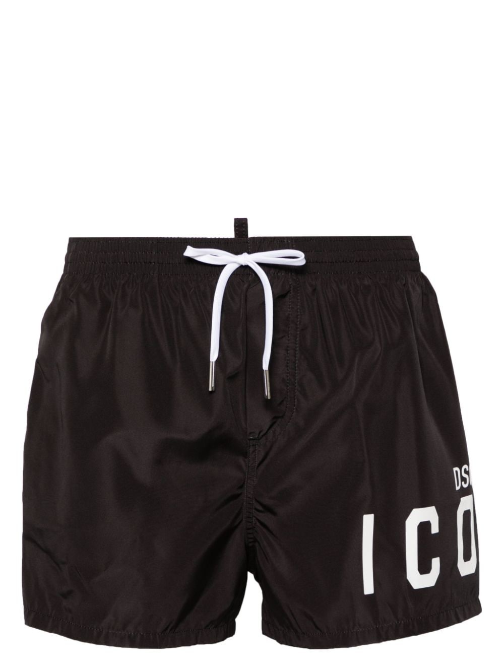 Icon-print drawstring swim shorts - 1