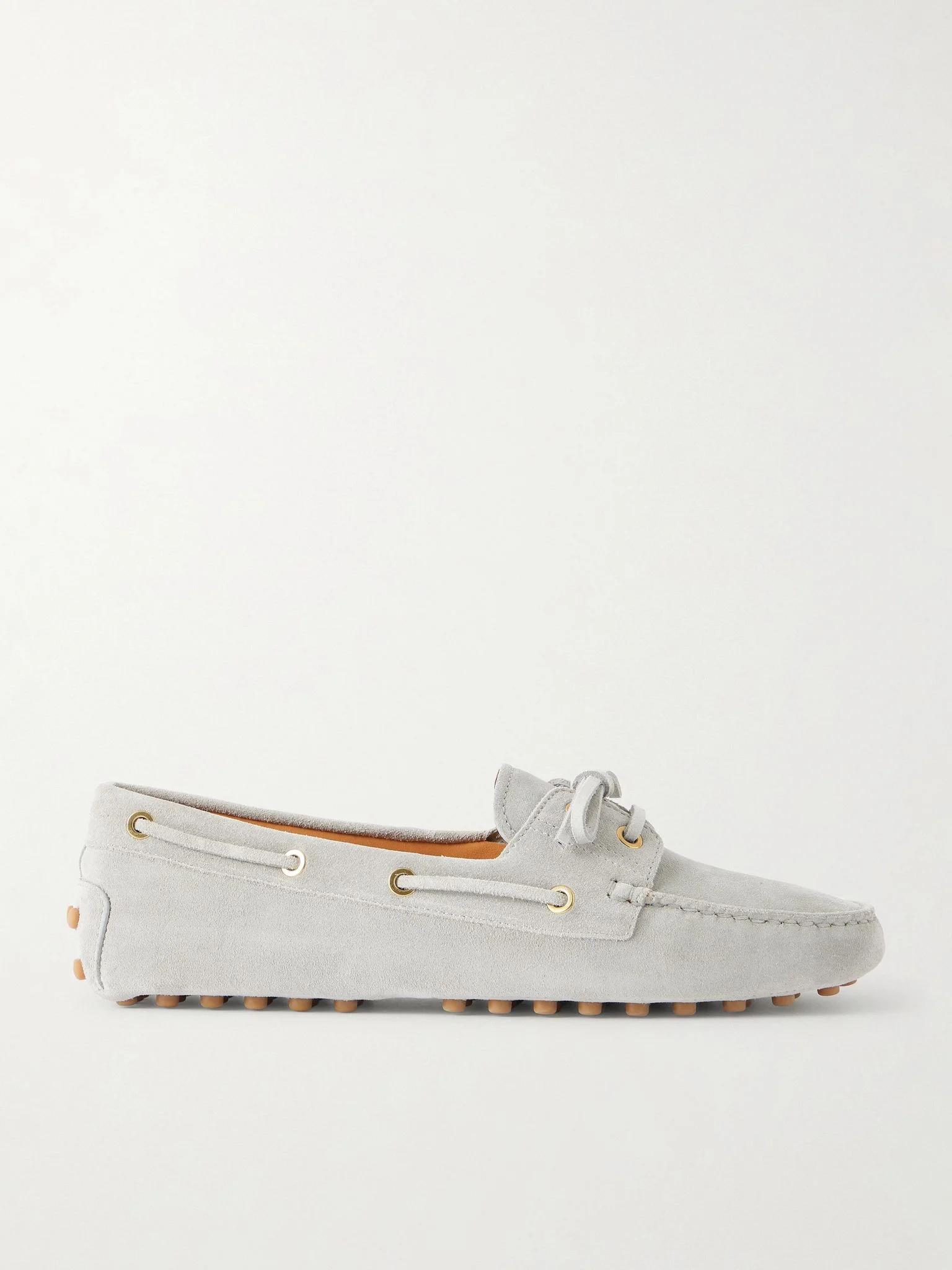 Gommino suede boat shoes Light blue - 1