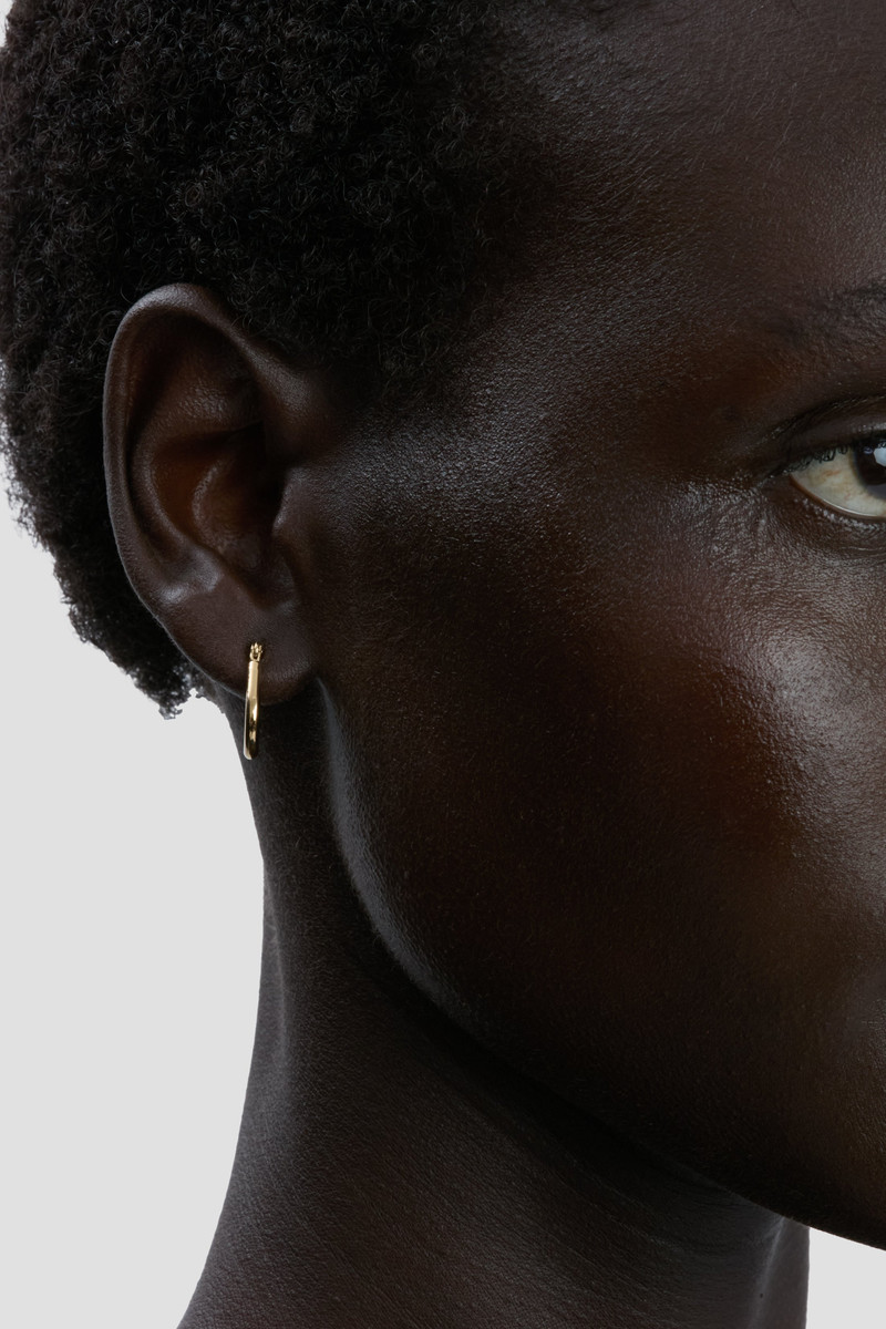 Victoria Beckham Medium Hoop Earrings outlook