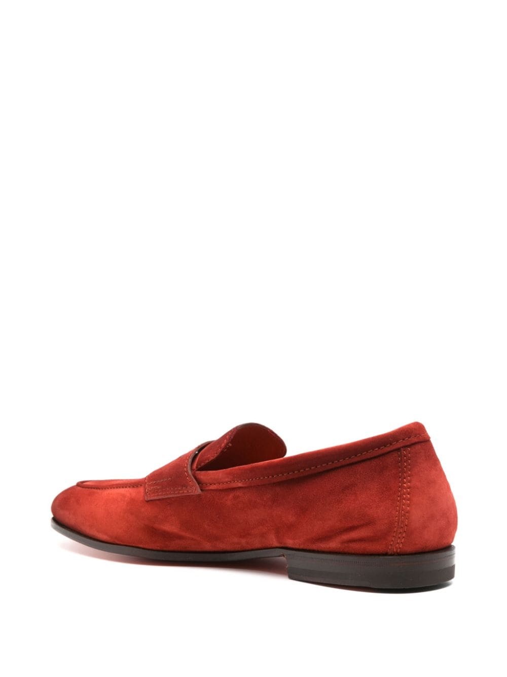 penny-slot suede loafers - 3