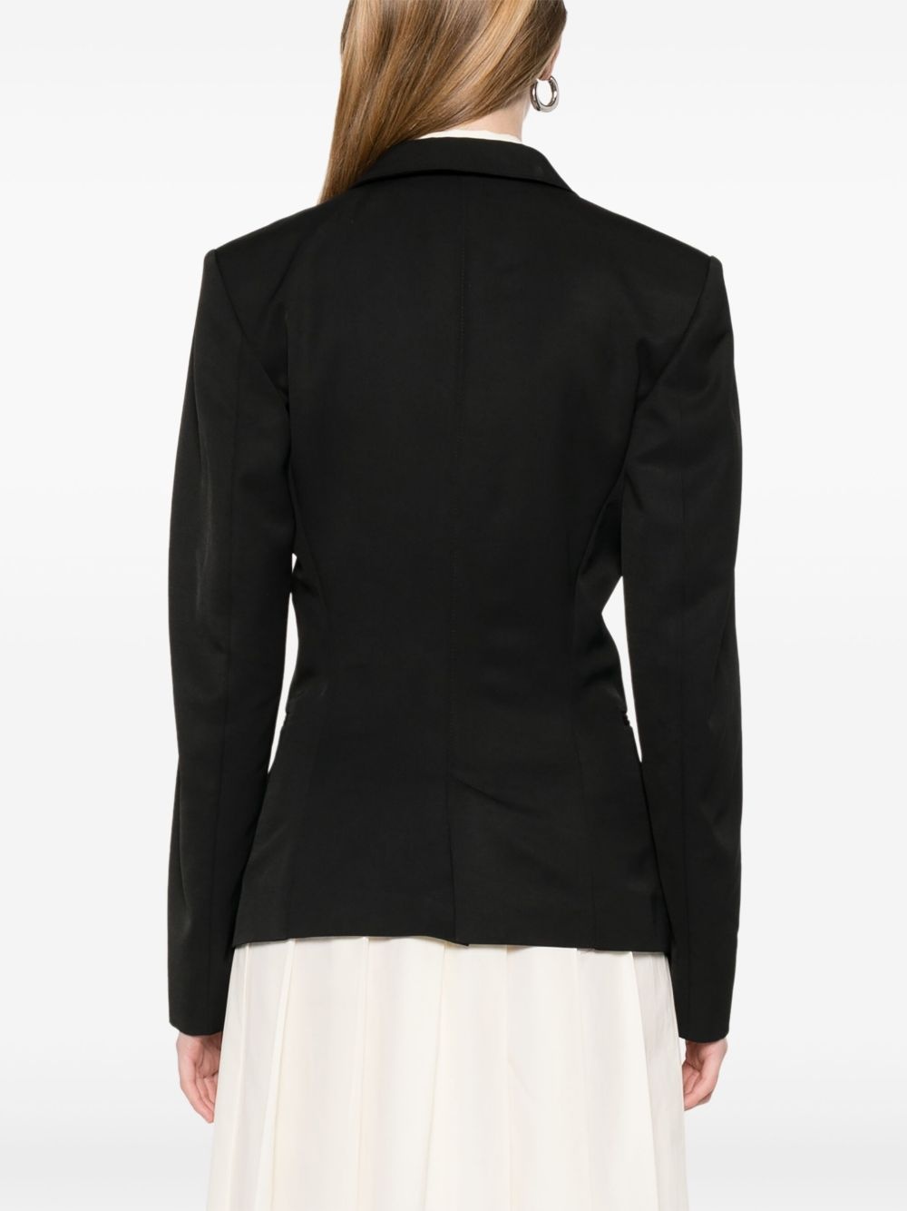 tailored single-breasted blazer - 4