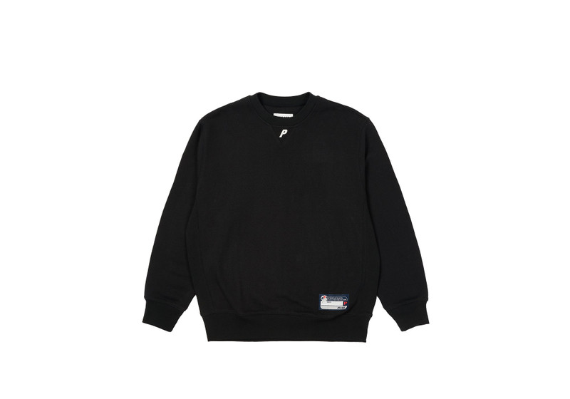 P NECK 크레이프 블랙 - 1