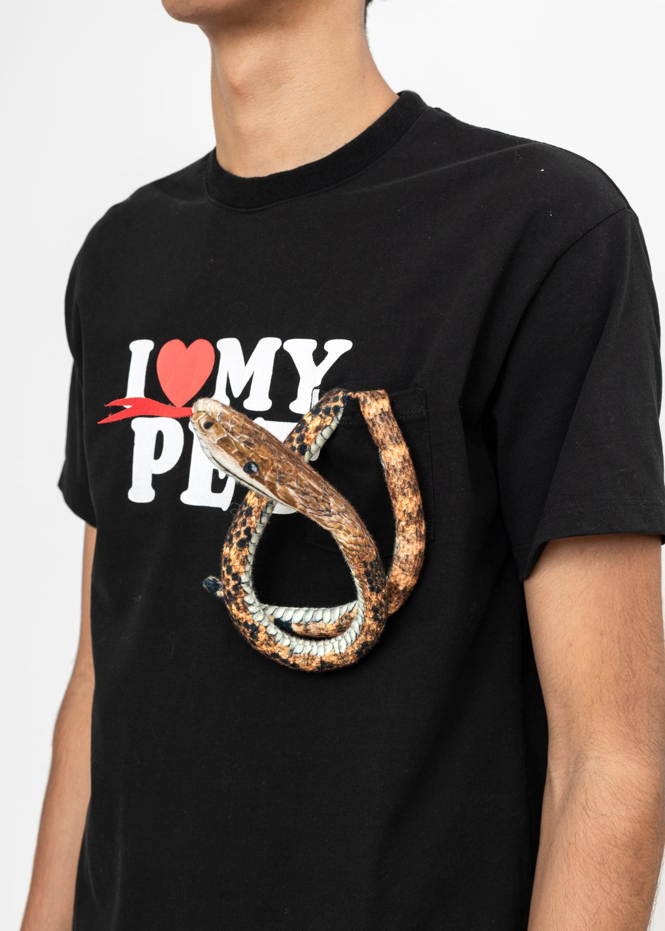 BLACK DOUBLET I Love My Pet Oversized T-shirt - 4