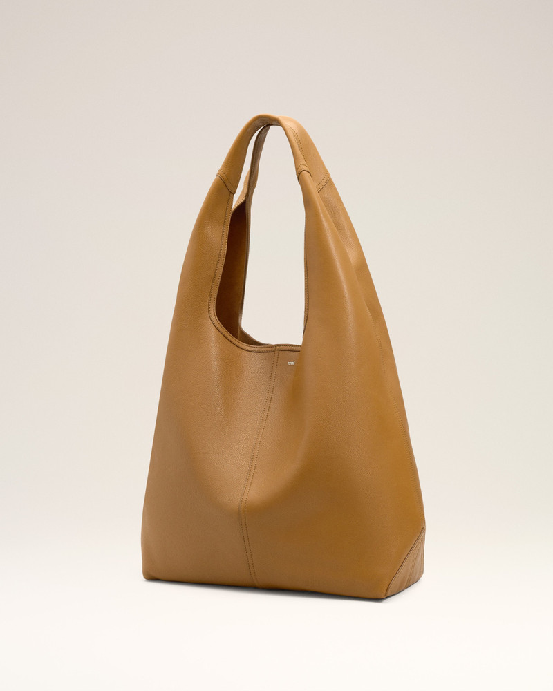 YELLOW SUPPLE LEATHER ETIENNE HOBO BAG 3