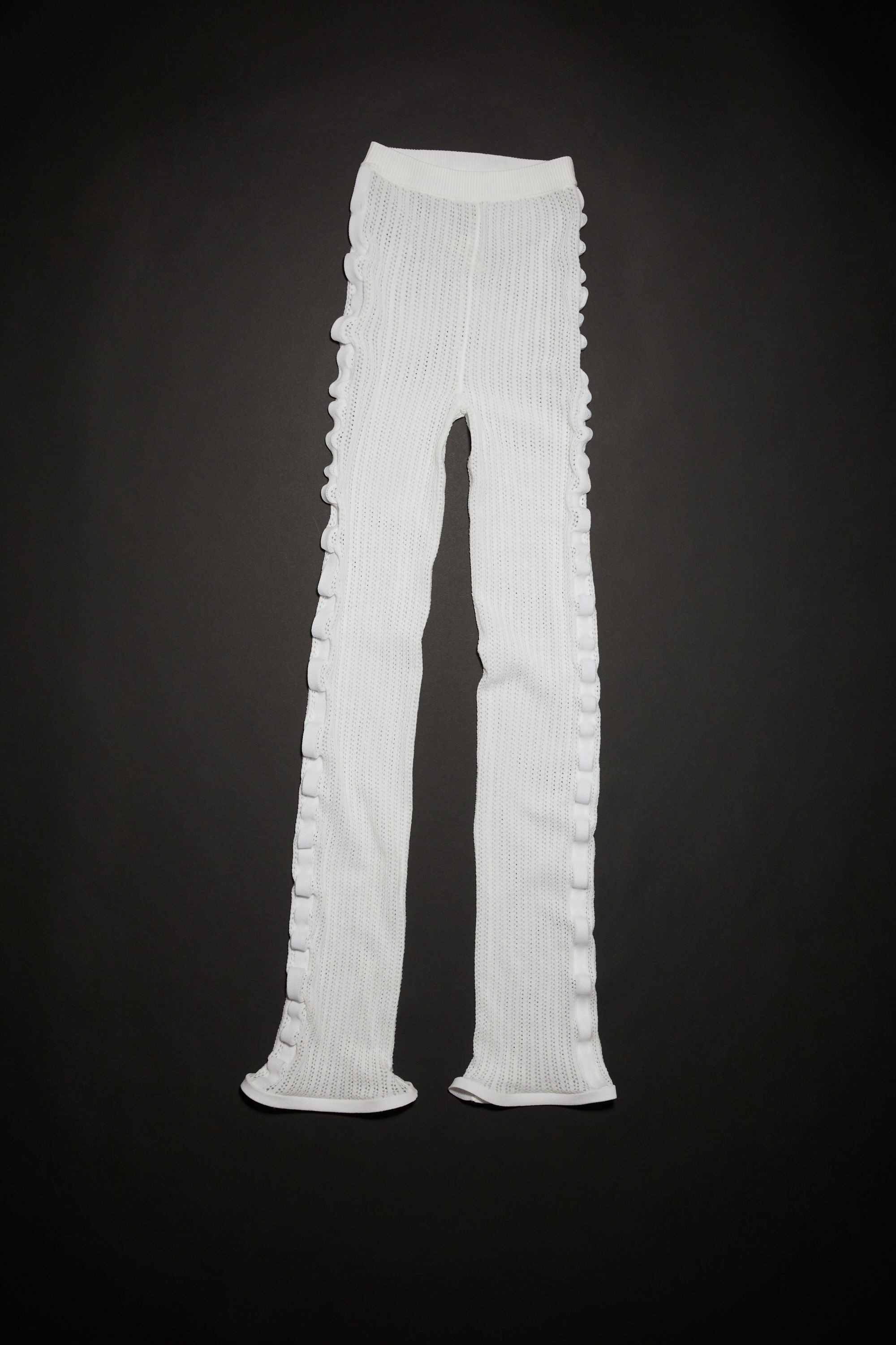 Pointed stitch trousers - White - 1