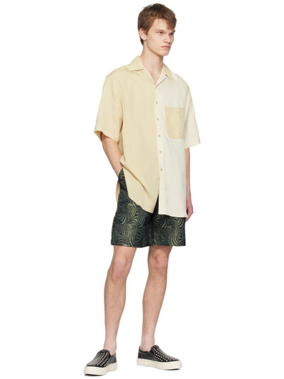 Song for the Mute Green Drawstring Shorts outlook