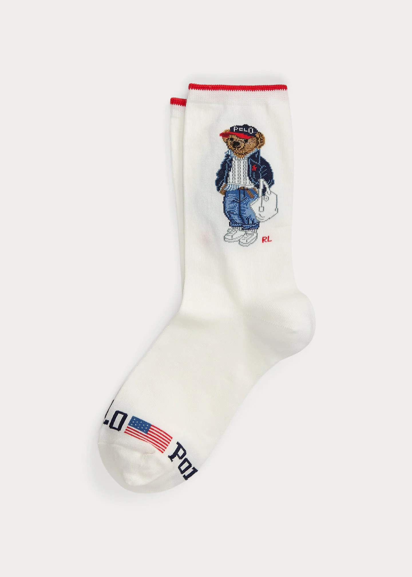 Polo Bear Crew Socks - 1