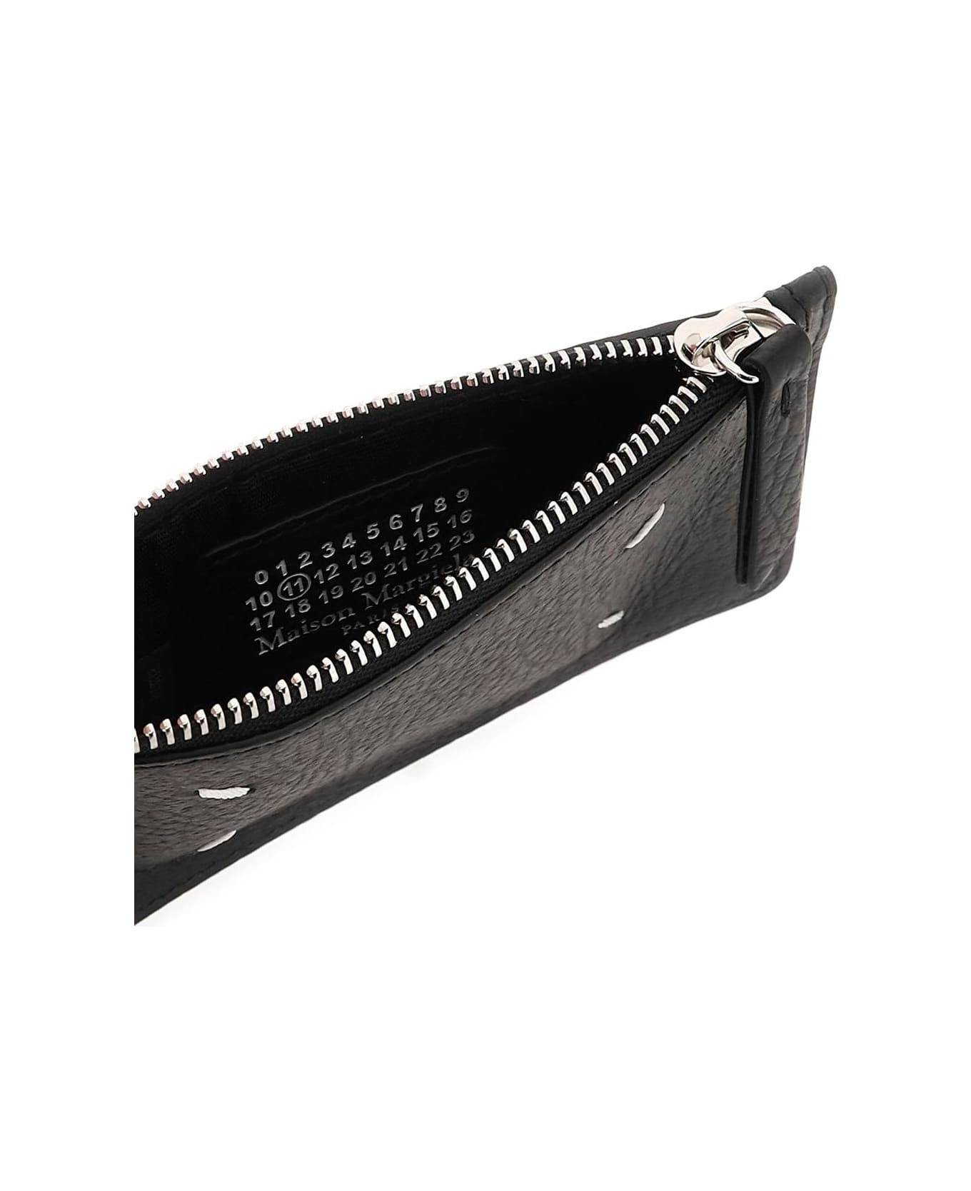 Leather Zipped Cardholder - 2