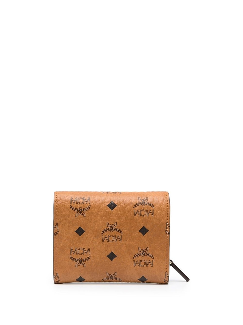 MCM monogram-print billfold wallet outlook