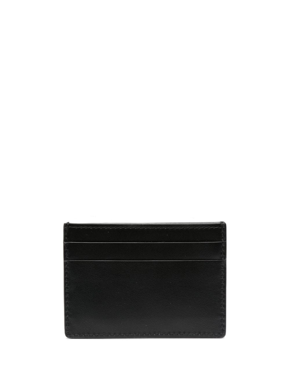 logo-patch leather cardholder - 2
