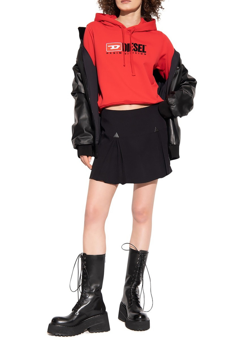 로고 자수 면 후드 5