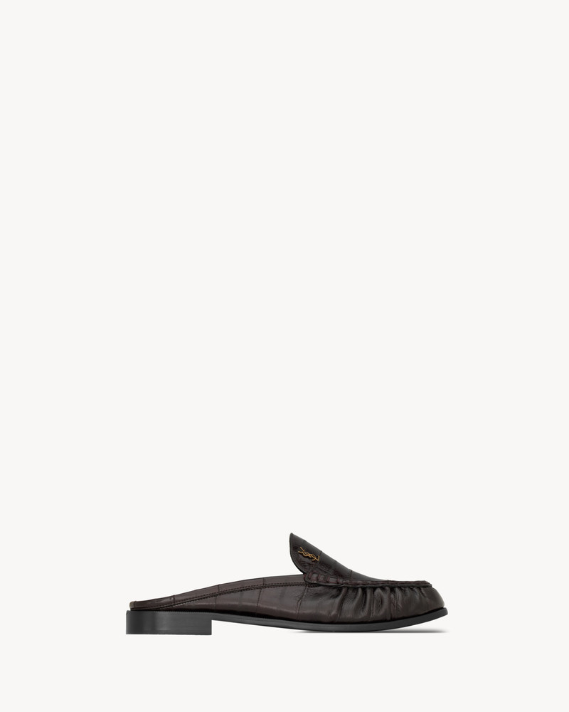 LE LOAFER MULES IN EEL - 1