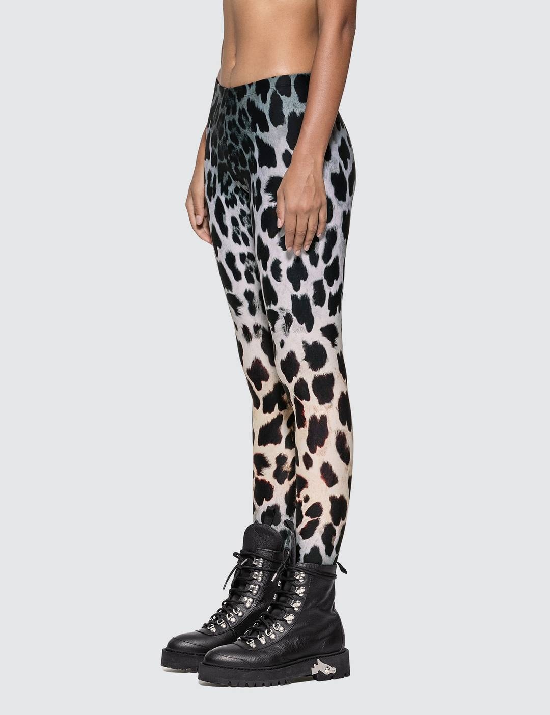 Faded Leopard Leggings - 2