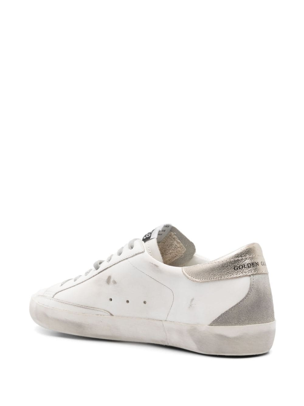 Super-Star distressed leather sneakers - 3