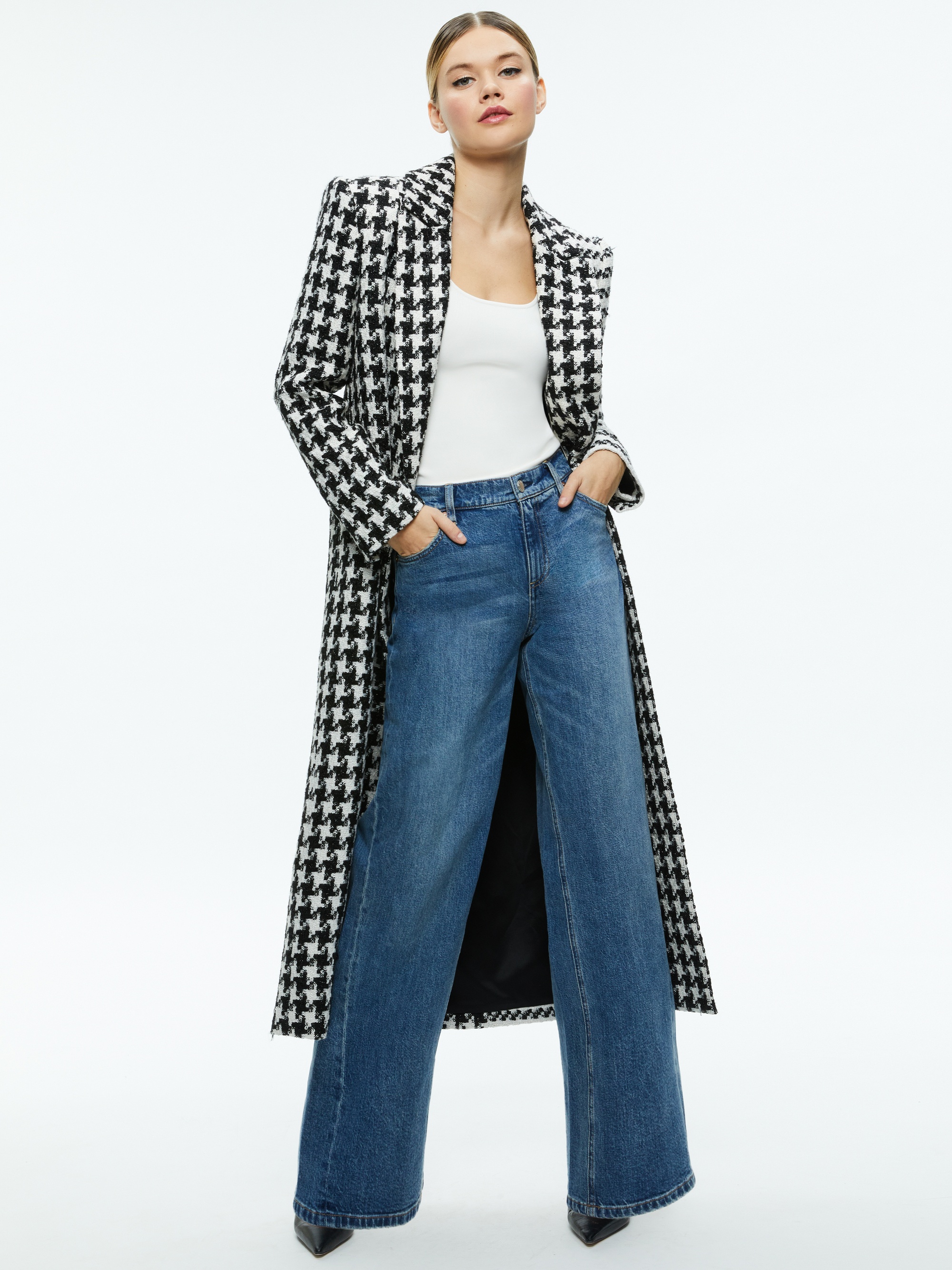 COLLEY LONG TWEED COAT - 5