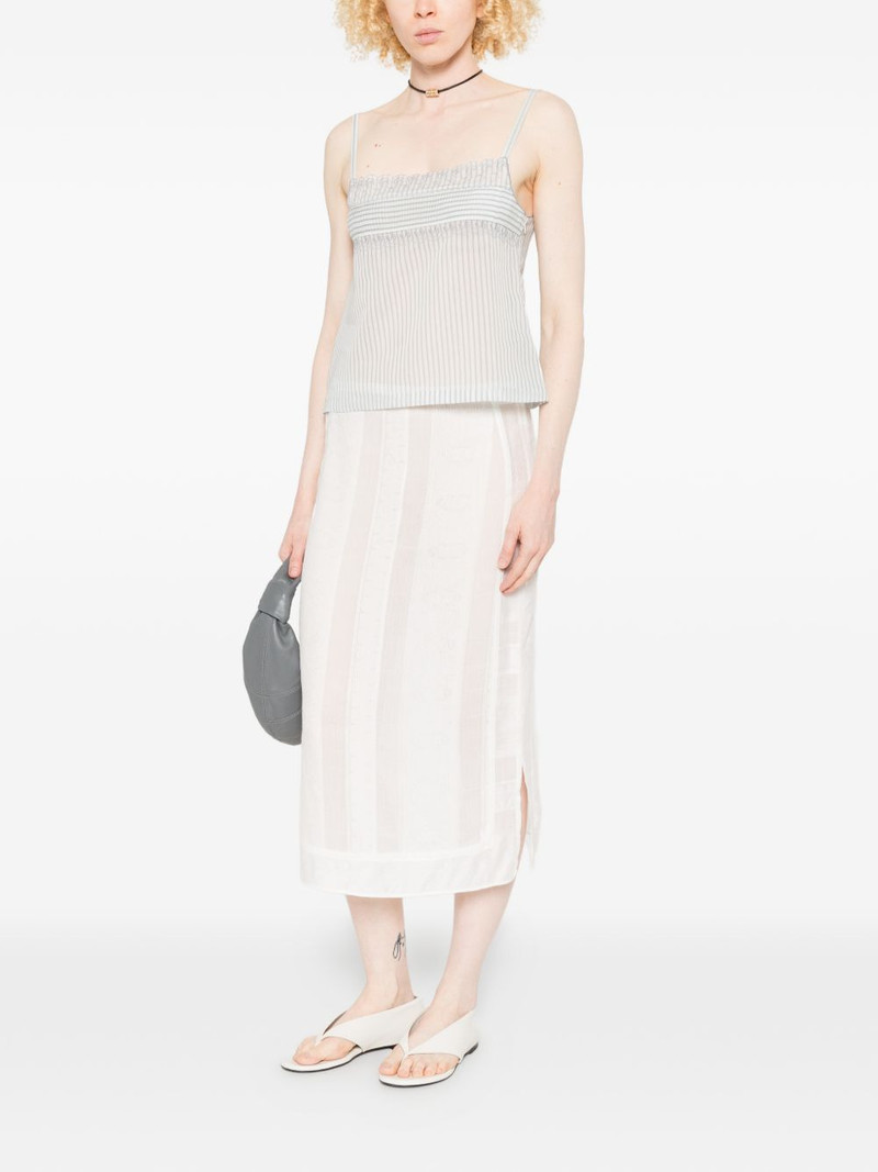 LOW CLASSIC layered midi skirt outlook