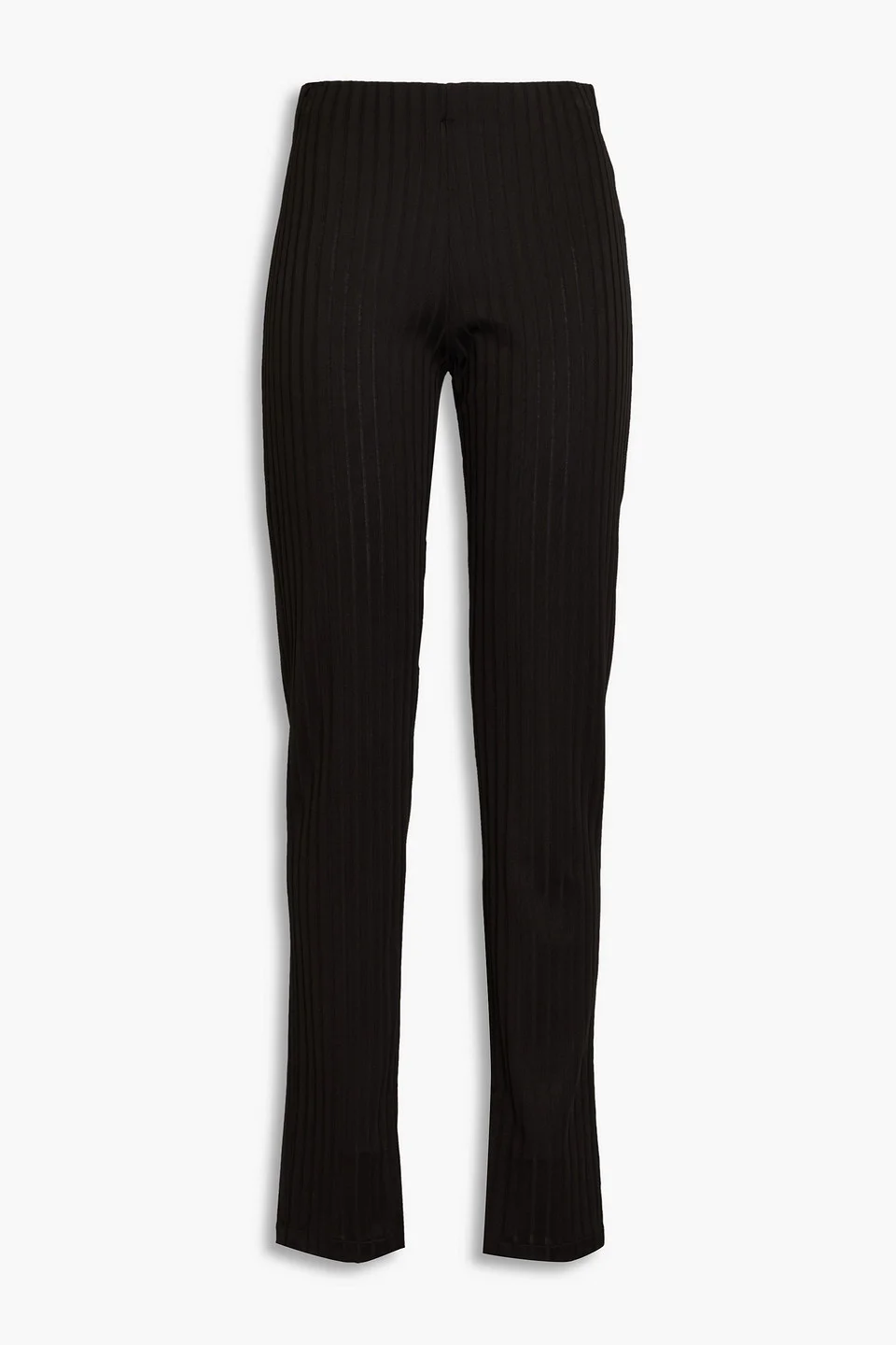 Ribbed jersey straight-leg pants - 1