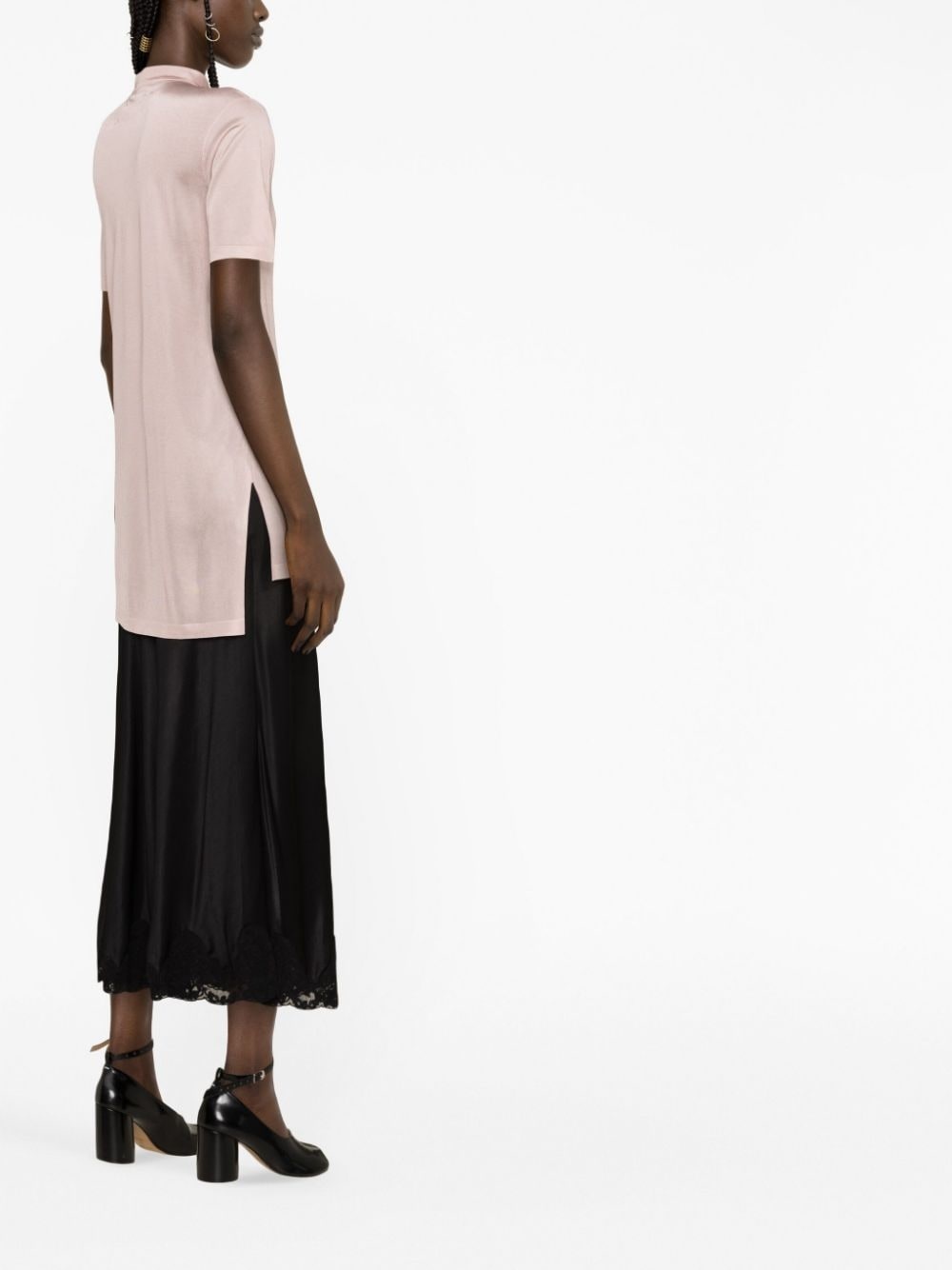 short-sleeve half-zip top - 3