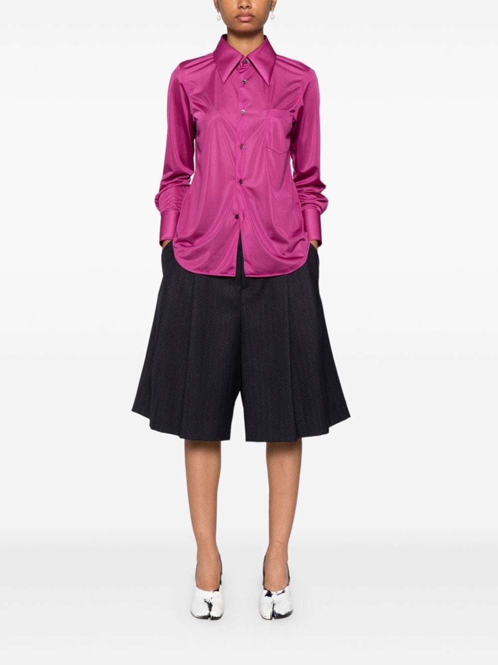 satin shirt - 2