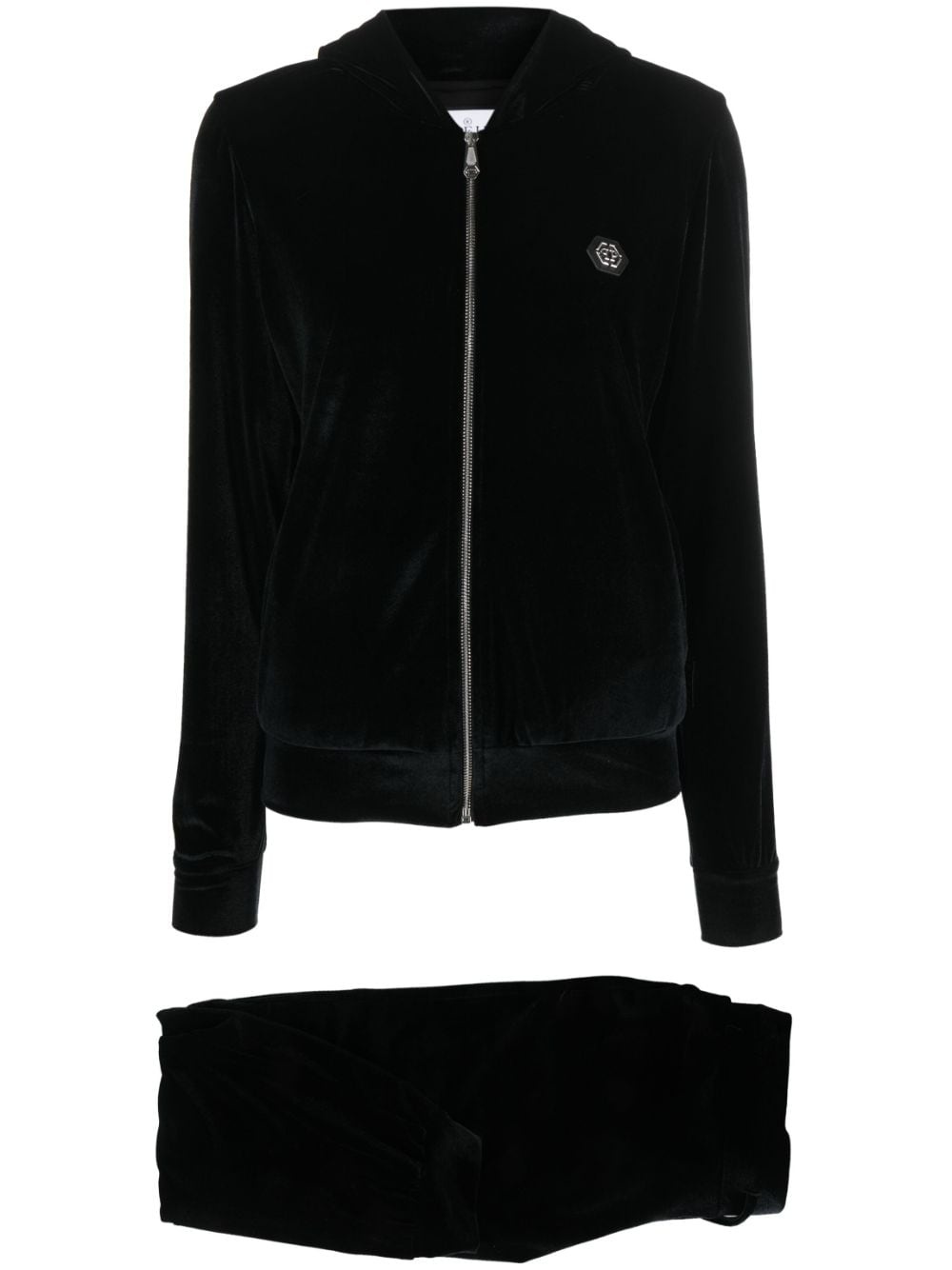 3D Skull velvet tracksuit (set of two) - 1