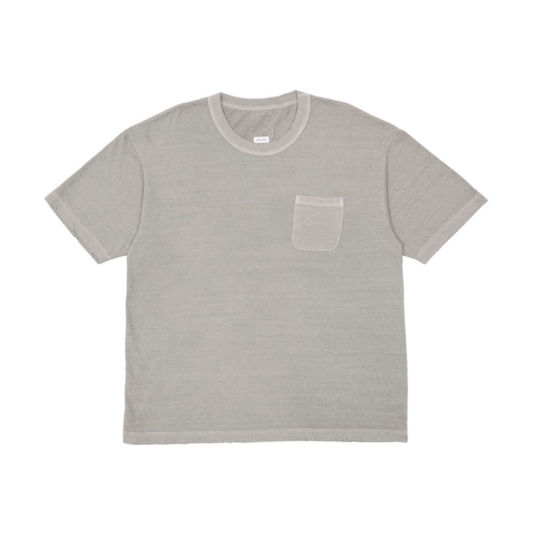 JUMBO TEE S/S (UNEVEN DYE) GREY - 1