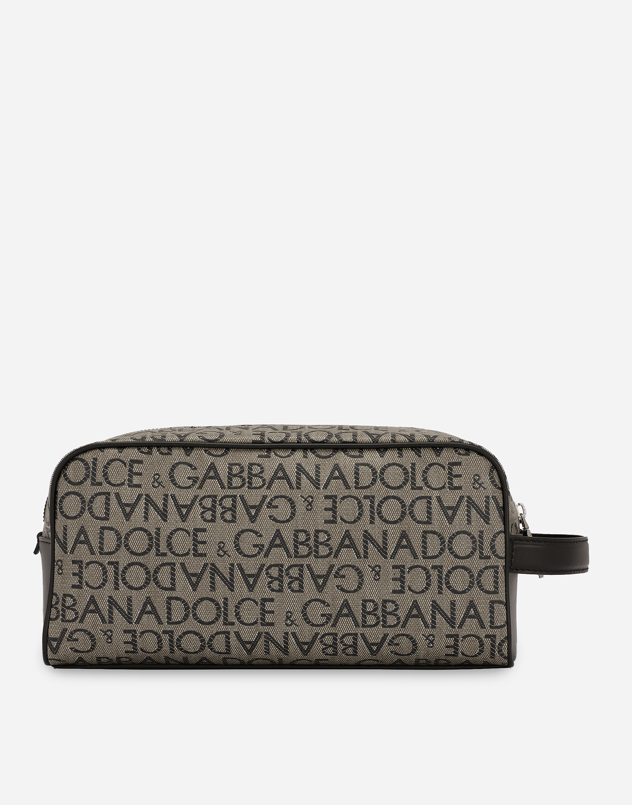 Coated jacquard toiletry bag - 3