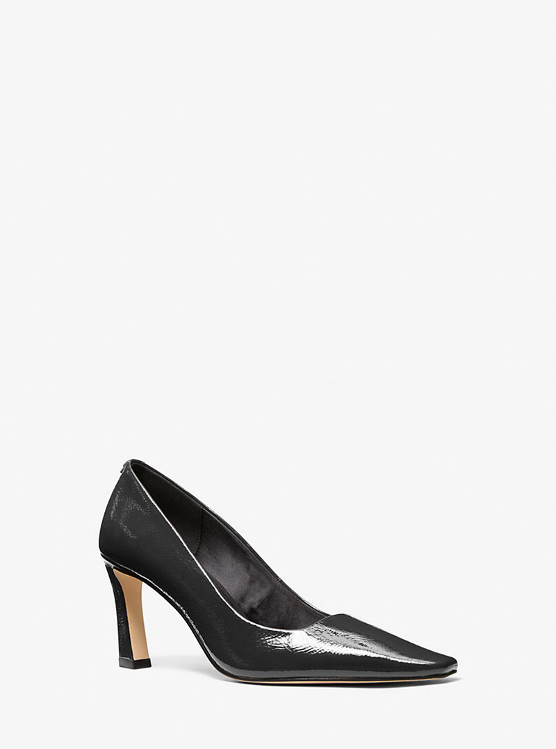 Darrah Crackled Patent Leather Pump 1