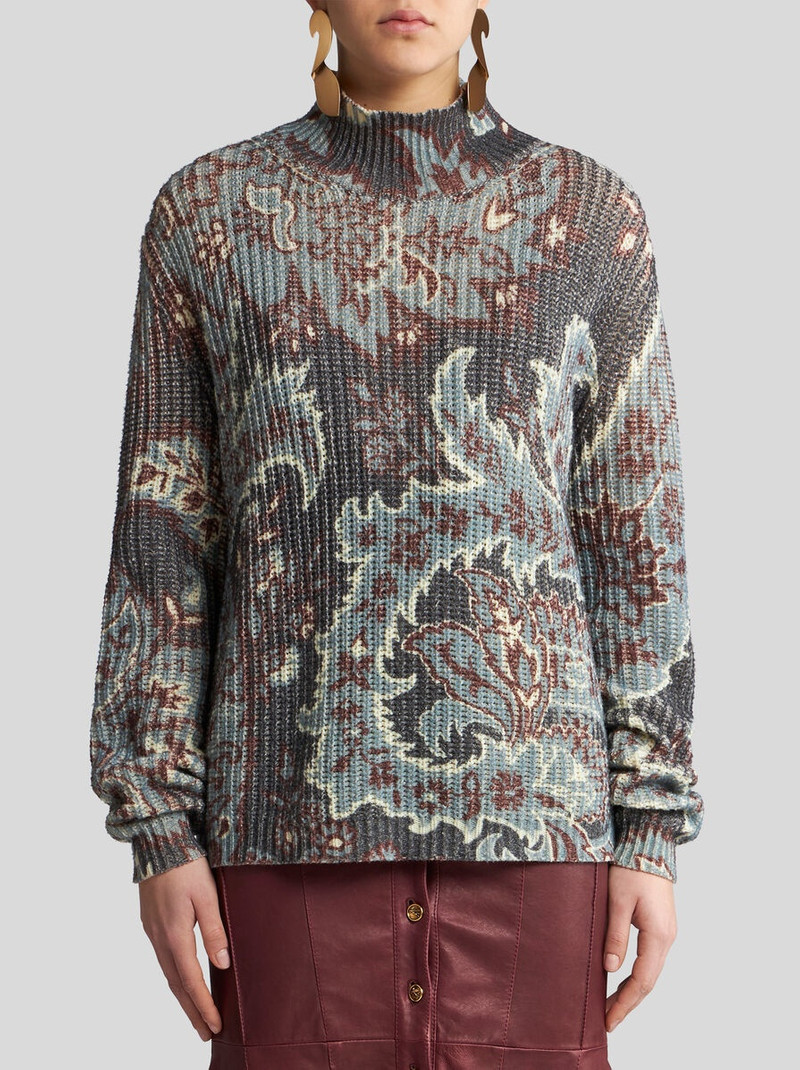 Etro PRINTED WOOL SWEATER outlook