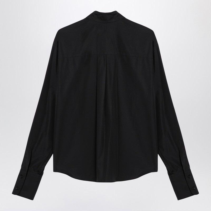 Sportmax Black Popeline Gesso Shirt Women - 2