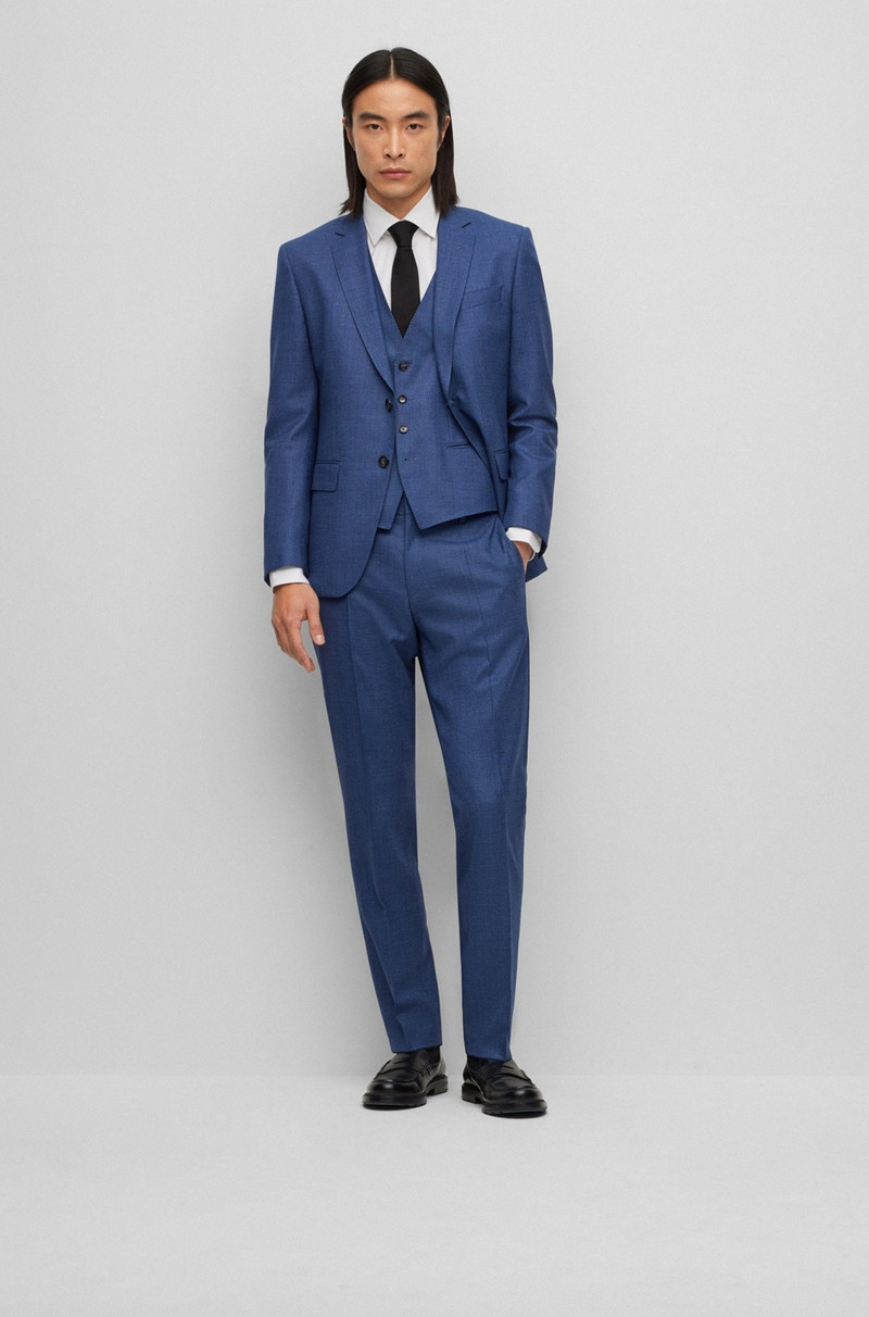 THREE-PIECE SLIM-FIT SUIT IN A WOOL BLEND 1
