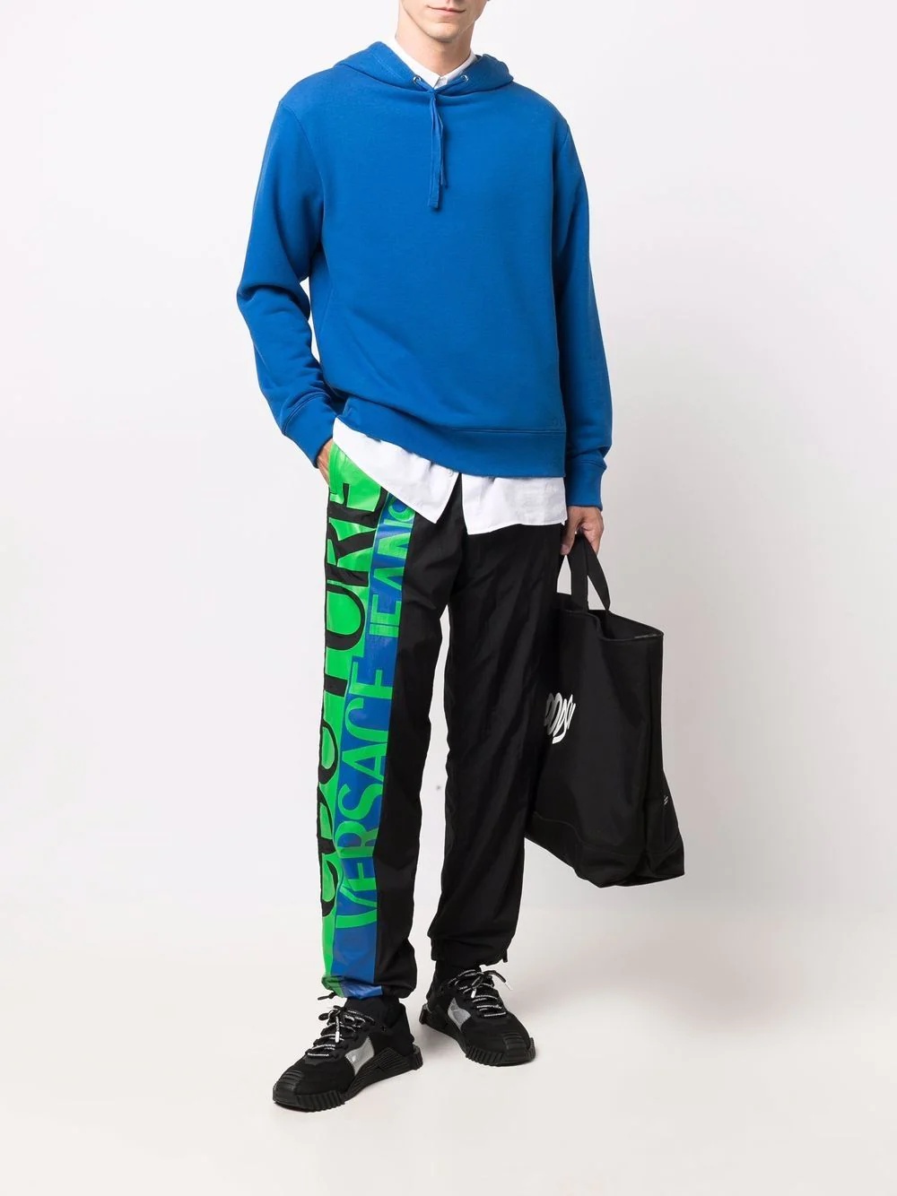 logo-print drawstring-waist track trousers - 2