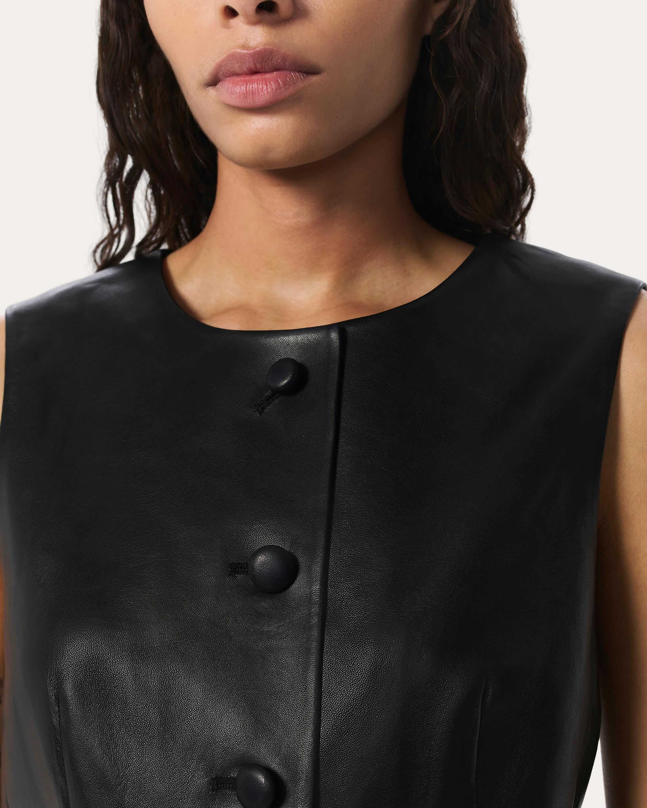 Slade Leather Vest - 4