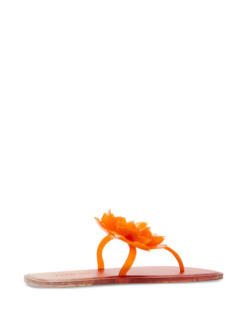 flower-embellished thong sandals - 4