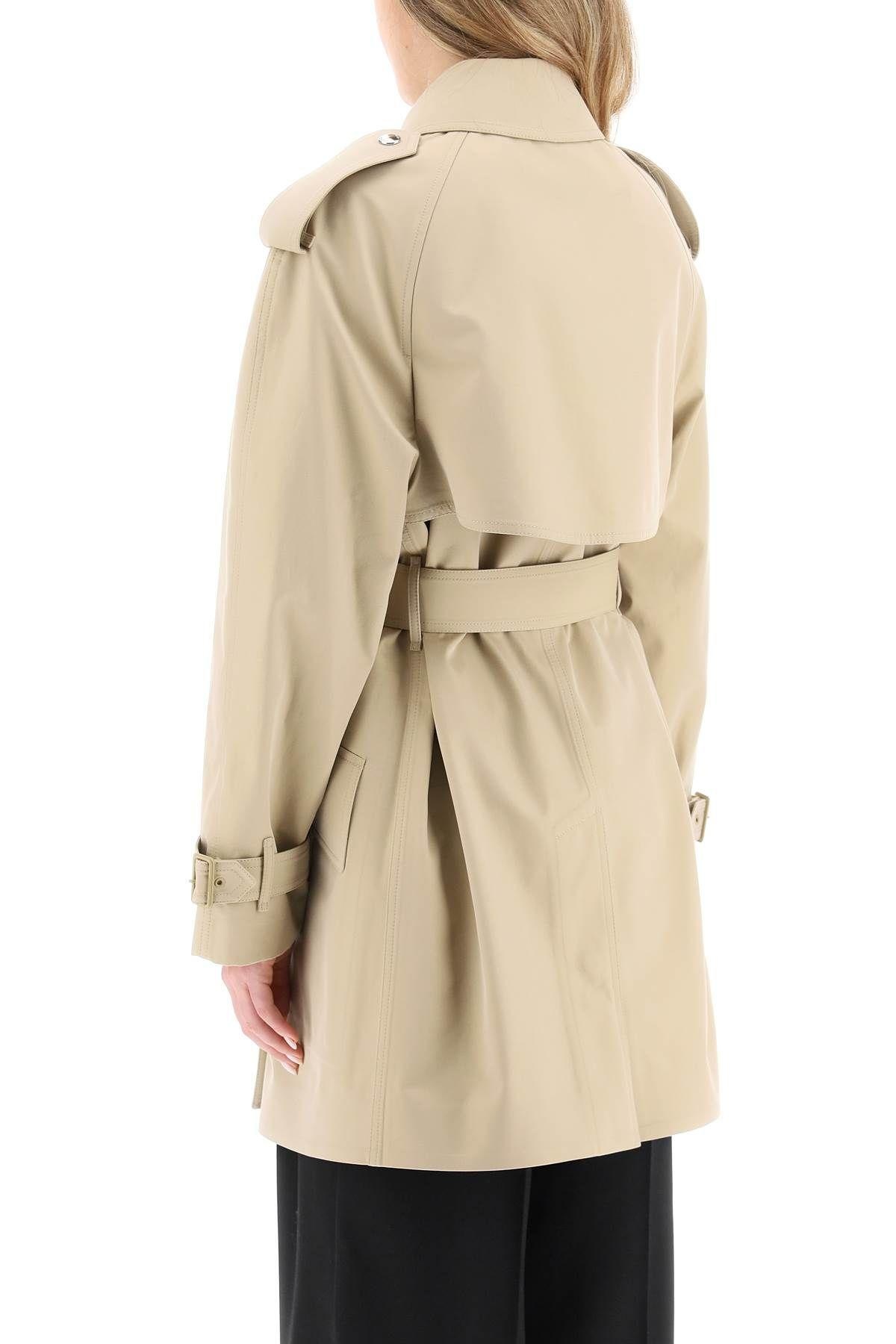 'JAMES' GABARDINE MIDI TRENCH COAT BURBERRY - 4