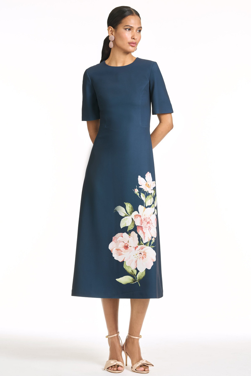 SACHIN & BABI FAIRFIELD DRESS - NAVY RACEME outlook