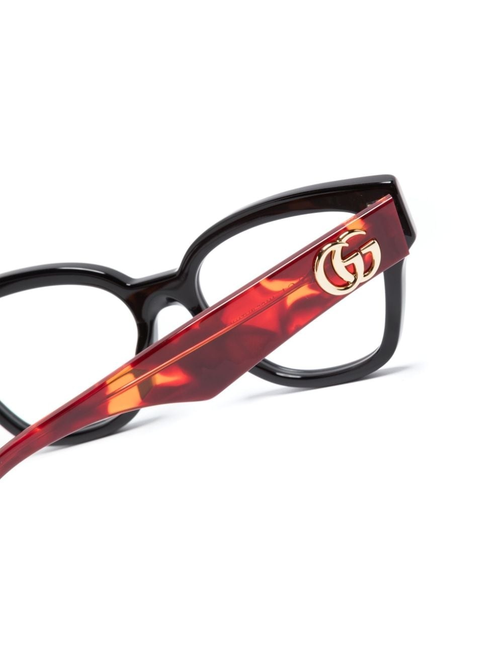 Double G rectangular-frame glasses - 3