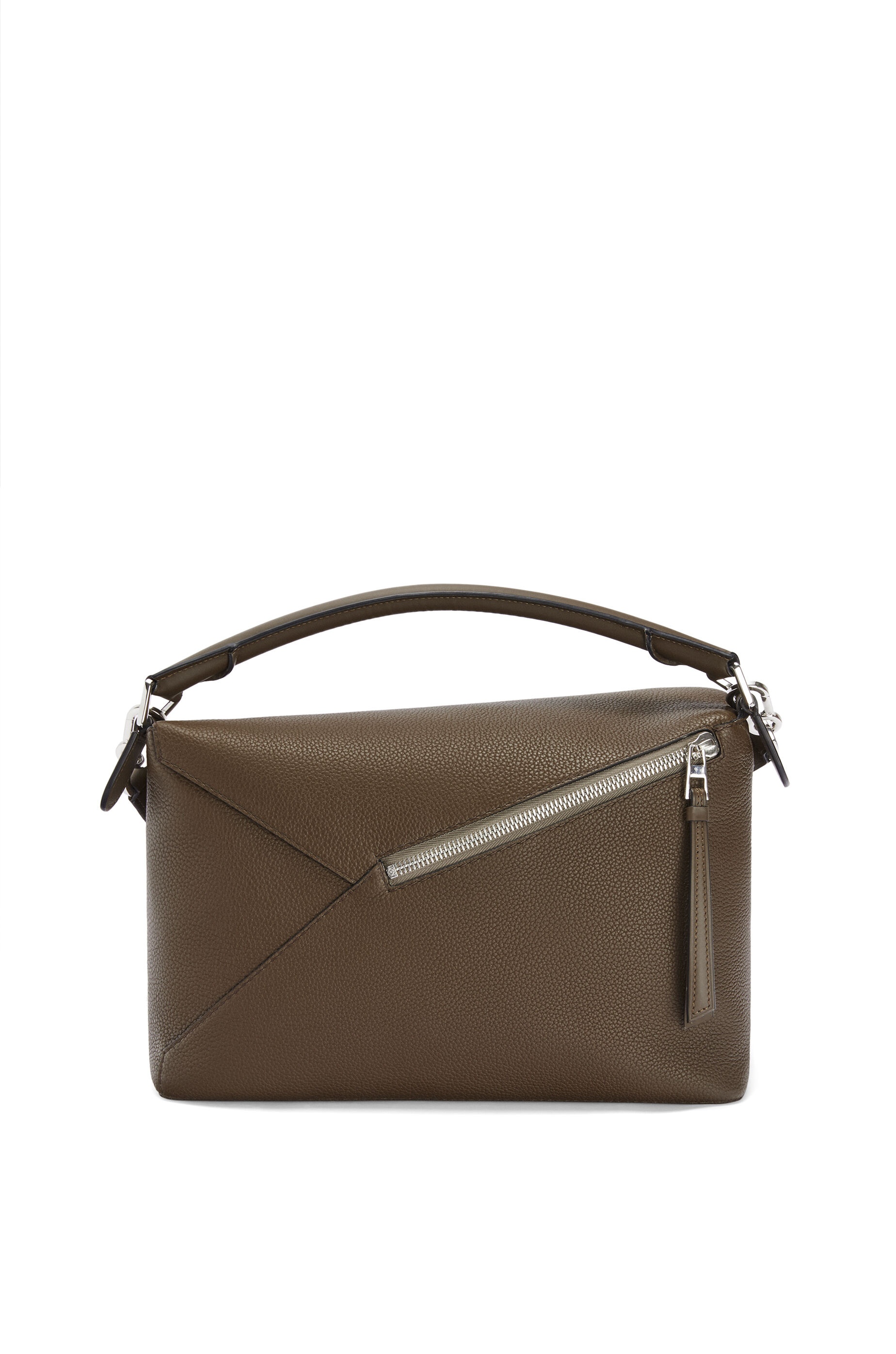 Large Puzzle Edge bag in grained calfskin - 4