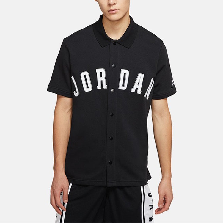 Air Jordan Athleisure Casual Sports Basketball Short Sleeve Black AJ1111-010 - 5