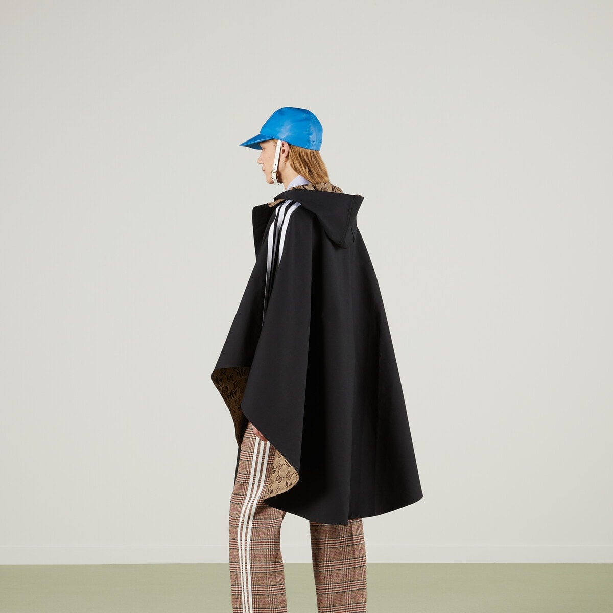 adidas x Gucci reversible cape coat - 8