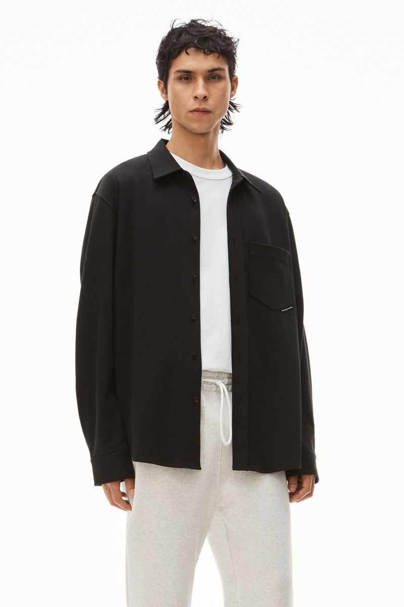 OVERSIZED SHIRT IN COMPACT JERSEY 3