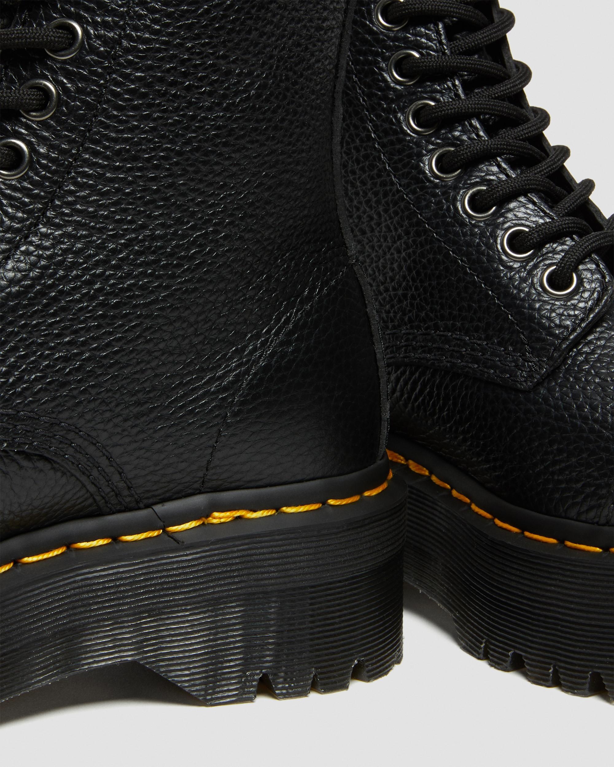 Sinclair Milled Nappa Leather Platform Boots - 4