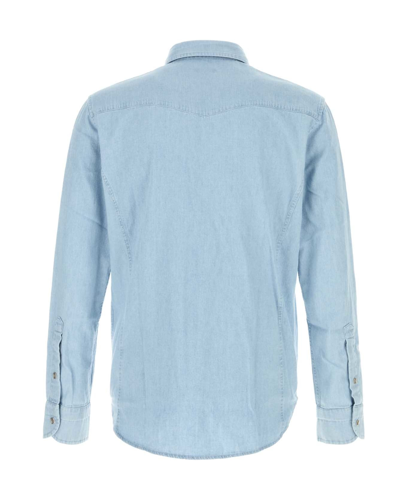 Light-blue Denim Shirt - 2